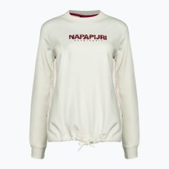Bluza damska Napapijri B-Kreis C. Białe bluzy damskie Napapijri, s, bez wzorów, bez kaptura. Za 299.99 zł.