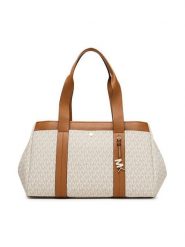 MICHAEL Michael Kors Torebka Romee 30T5G1ZT7B Beżowy. Brązowe torebki do ręki damskie MICHAEL Michael Kors, bez wzorów, ze skóry, bez dodatków. Za 1,099.00 zł.