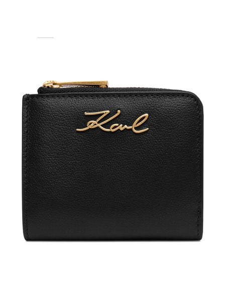 KARL LAGERFELD Portfel B4W32002 Czarny. Czarne portfele damskie KARL LAGERFELD, bez wzorów. Za 529.99 zł.