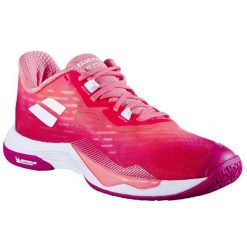 Buty do badmintona damskie Babolat Shadow Tour 5. Białe obuwie sportowe damskie BABOLAT, bez wzorów. Za 559.00 zł.
