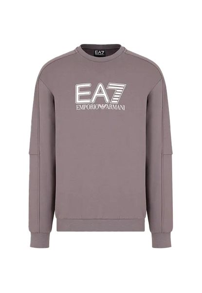 Bluza męska EA7 Emporio Armani Train Visibility T-Top. Szare bluzy męskie EA7, l, bez wzorów, z bawełny, bez kaptura. Za 349.99 zł.