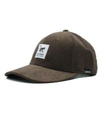 Czapka Baseballowa - Sztruks - Z Recyklingu (Brązowa). Brązowe czapki i kapelusze męskie SURF MONKEY, z aplikacjami, z materiału. Za 159.95 zł.