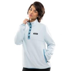 Damska bluza z grubego polaru Sporty zimowe Siroko Nagano-W. Niebieskie bluzy sportowe damskie SIROKO, m, bez wzorów, z polaru, bez kaptura. Za 253.00 zł.