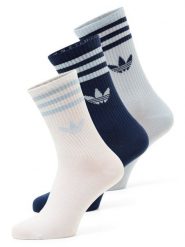 Adidas Originals Skarpety w zestawie po 3 sztuki Mężczyźni niebieski|biały, L. Białe skarpety męskie adidas Originals, bez wzorów. Za 59.95 zł.