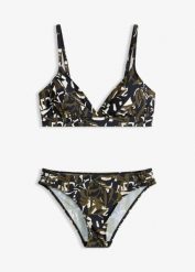 Bikini ze skrzyżowanymi ramiączkami (2 części). Białe bikini damskie bonprix, bez wzorów. Za 114.99 zł.