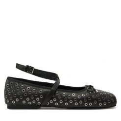 Baleriny MICHAEL Michael Kors. Czarne baleriny damskie MICHAEL Michael Kors, bez wzorów, bez obcasa. Za 589.99 zł.
