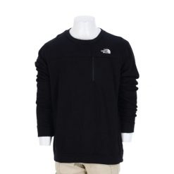 Second life - Bluza męska The North Face czarna - Jak nowy. Czarne bluzy sportowe męskie The North Face, l, bez wzorów, z dresówki, bez kaptura, na fitness i siłownię. Za 127.76 zł.