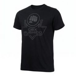 T-shirt męski Koszulka czarna bawełniana DBX Bushido. Czarne t-shirty męskie DBX BUSHIDO, l, bez wzorów, z bawełny, eleganckie, bez kołnierzyka. Za 89.90 zł.