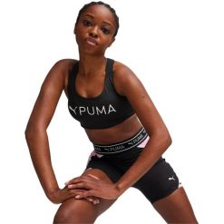 Biustonosz Puma 4keeps Eversculpt Bra Black, Kobiety. Czarne biustonosze Puma, bez wzorów, z syntetyku. Za 190.00 zł.