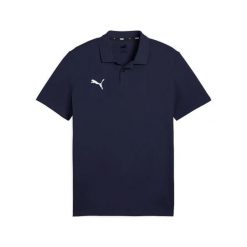 Koszulka sportowa męska Puma Team Goal Casuals Polo. Niebieskie koszulki polo męskie Puma, m, bez wzorów, z bawełny, biznesowe, bez ramiączek. Za 127.20 zł.