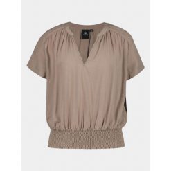 Bluzka damska Luhta Helala. Brązowe bluzki damskie Luhta, l, bez wzorów, bez kołnierzyka, bez ramiączek. Za 269.00 zł.