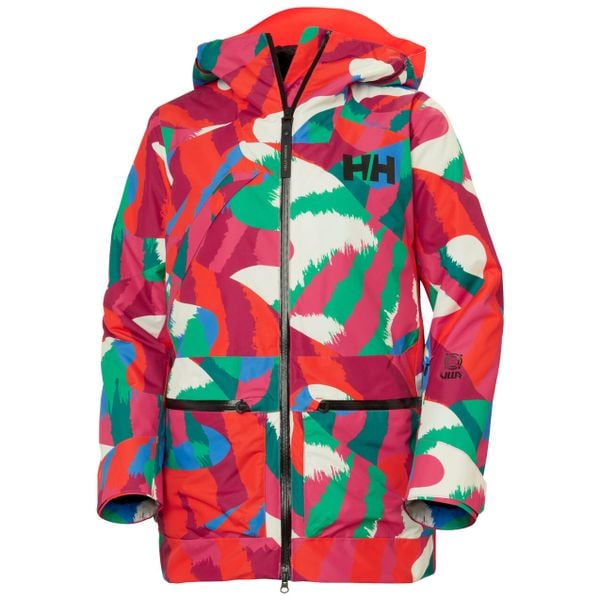 Damska kurtka narciarska z kapturem Helly Hansen Whitewall Lifaloft 3.0T. Czerwone kurtki sportowe damskie Helly Hansen, na zimę, bez wzorów, z puchu, z kapturem, narciarskie. Za 1,536.00 zł.