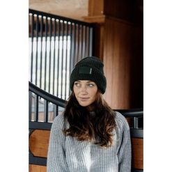 Czapka damska Kentucky Rubber. Zielone czapki i kapelusze damskie KENTUCKY HORSEWEAR, na zimę, bez wzorów, sportowe. Za 229.50 zł.