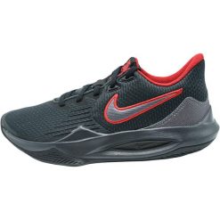 Trampki Nike Precision 5, Czarny, Mężczyźni. Czarne trampki męskie Nike, bez wzorów, sportowe, bez zapięcia. Za 199.00 zł.
