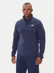 The North Face Polar Glacier NF0A8D0Q Granatowy Regular Fit. Niebieskie bluzy męskie The North Face, l, bez wzorów, z polaru, bez kaptura. Za 239.99 zł.