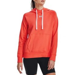 Damska Bluza Z Kapturem Rival Fleece Hoodie. Białe bluzy damskie Under Armour, m, bez wzorów, z bawełny, z kapturem. Za 309.85 zł.
