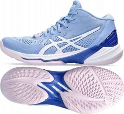 Asics Damskie buty siatkarskie Asics SKY ELITE FF MT 2 błękitne r. 40. Niebieskie obuwie sportowe damskie Asics, bez wzorów. Za 336.24 zł.