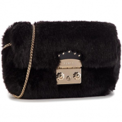 Torebka FURLA - Metropolis Nuvola Mini 993971 B BNC3 ECP Onyx. Czarne torebki do ręki damskie Furla, z materiału. Za 1,010.00 zł.