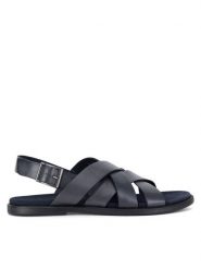 Gino Rossi Sandały MARCELLO-02 MB Granatowy. Niebieskie sandały męskie Gino Rossi, ze skóry, bez zapięcia. Za 173.99 zł.