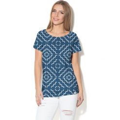 Colour Pleasure Koszulka CP-034 181 granatowo-biała r. M/L. T-shirty damskie Colour Pleasure. Za 70.35 zł.
