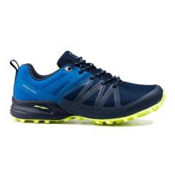Buty trekkingowe DK niebieskie. Niebieskie trekkingi męskie . Za 289.38 zł.