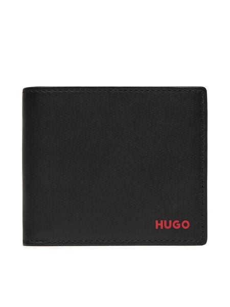HUGO Portfel 50570440 Czarny. Czarne portfele męskie Hugo, bez wzorów. Za 349.99 zł.
