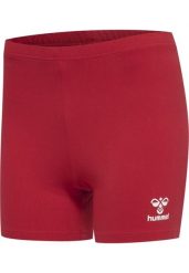 Szorty damskie Hummel hmlhmlCORE volley hipster. Czerwone szorty sportowe damskie Hummel, s, bez wzorów, z bawełny, klasyczne, z standardowym stanem, na fitness i siłownię. Za 107.00 zł.