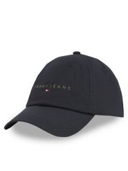 Tommy Jeans Czapka z daszkiem Tjm Linear Logo Cap AM0AM12958 Czarny. Czarne rękawiczki męskie Tommy Jeans, bez wzorów, z bawełny. Za 129.99 zł.