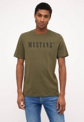 Męski T-shirt Koszulka MUSTANG Style Austin Sea Turtle 1014695 6529. Niebieskie t-shirty męskie Mustang, m, bez wzorów, z bawełny, bez kołnierzyka. Za 69.99 zł.