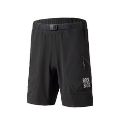 Lekkie, przewiewne spodenki sportowe z paskiem w pasie ROCKBROS. Czarne krótkie spodenki sportowe męskie ROCKBROS, s, bez wzorów, z elastanu, na fitness i siłownię. Za 226.36 zł.