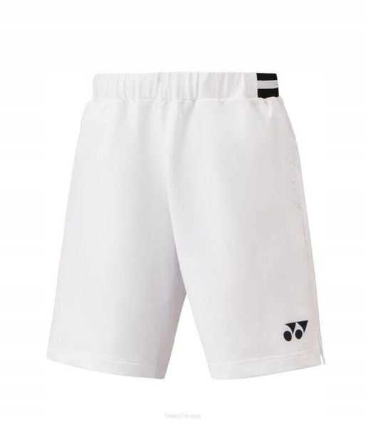 Spodenki tenisowe Yonex męskie. Białe szorty męskie YONEX, m, bez wzorów, z materiału. Za 188.99 zł.