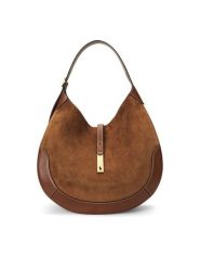 Polo Ralph Lauren Torebka 428938748001 Brązowy. Brązowe torebki do ręki damskie Polo Ralph Lauren, bez wzorów, ze skóry, bez dodatków. Za 3,599.00 zł.