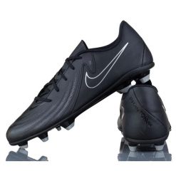 Korki Sportowe Męskie Nike Phantom GX II Club FG/MG. Czarne buty sportowe męskie Nike, bez zapięcia, do piłki nożnej. Za 264.00 zł.