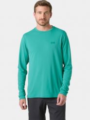 T-shirt męski Helly Hansen Lifa Active Solen Ls. Zielone t-shirty męskie Helly Hansen, m, bez wzorów, z materiału, sportowe, bez kołnierzyka. Za 309.00 zł.