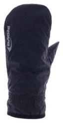 Rękawiczki do biegania Inov-8 Waterproof Overmitt. Czarne rękawiczki damskie Inov-8, na zimę, bez wzorów, z materiału. Za 94.99 zł.