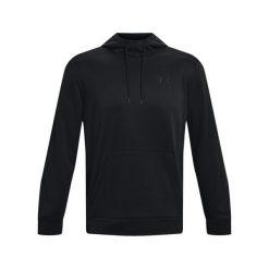 Bluza z kapturem Under Armour Fleece®. Czarne bluzy męskie Under Armour, bez wzorów, z kapturem, trekkingowe. Za 294.50 zł.