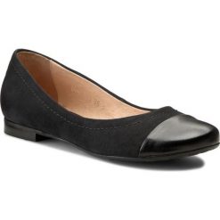 Baleriny OLEKSY - 113 575/489 Czarny. Czarne baleriny damskie Oleksy, bez wzorów, z materiału, bez obcasa, bez zapięcia. W wyprzedaży za 159.00 zł.