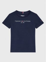 Tommy Hilfiger T-Shirt Essential KS0KS00210 M Granatowy Regular Fit. Niebieskie t-shirty dla chłopców Tommy Hilfiger, bez wzorów, z bawełny, bez ramiączek. Za 79.99 zł.