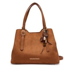 Torebka Valentino. Brązowe torebki do ręki damskie Valentino, bez wzorów, klasyczne, bez dodatków. Za 749.99 zł.