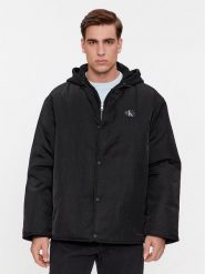 Calvin Klein Jeans Kurtka przejściowa Skater Hooded Jacket J30J325290 Czarny Regular Fit. Czarne kurtki męskie Calvin Klein Jeans, m, bez wzorów, z jeansu, bez kaptura. Za 639.99 zł.