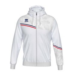 Bluza Errea Eber Ad Dorośli. Białe bluzy męskie ERREA, s, bez wzorów, z materiału, z kapturem. Za 287.99 zł.