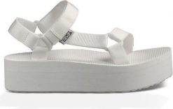 Teva Sandały damskie Flatform Universal Białe r. 38. Białe sandały damskie Teva, bez wzorów, bez obcasa, bez zapięcia. Za 244.17 zł.