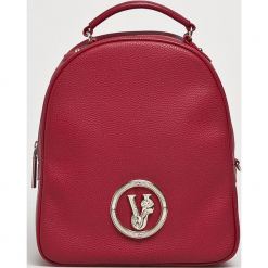 Versace Jeans - Plecak. Czerwone plecaki damskie Versace Jeans, z jeansu. Za 719.90 zł.