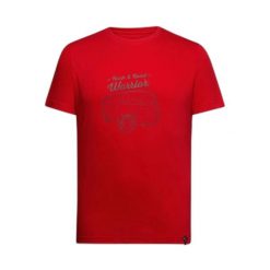T-shirt La Sportiva Van. Czerwone t-shirty męskie La Sportiva, xl, bez wzorów, z bawełny, eleganckie, bez kołnierzyka. Za 211.00 zł.