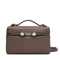 Torebka Tory Burch. Szare torebki do ręki damskie Tory Burch, bez wzorów, bez dodatków. Za 1,609.00 zł.