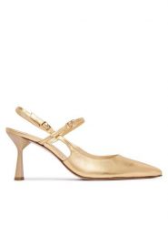 HÖGL Szpilki 1-107911 Złoty. Żółte szpilki damskie HÖGL, bez wzorów, ze skóry, bez obcasa, bez zapięcia. Za 839.99 zł.