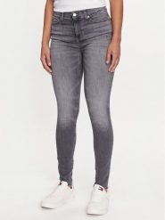 Tommy Jeans Jeansy Nora DW0DW19253 Szary Skinny Fit. Szare jeansy damskie Tommy Jeans. Za 369.99 zł.