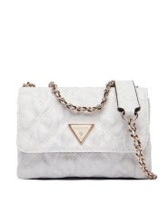 Guess Torebka Giully II Mini HWKG96 73740 Kremowy. Białe listonoszki damskie Guess, z aplikacjami, ze skóry, bez dodatków. Za 549.99 zł.