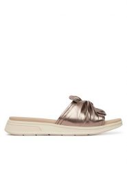 Caprice Klapki 9-27208-46 Brązowy. Brązowe klapki damskie Caprice, bez wzorów, ze skóry, bez obcasa. Za 235.99 zł.