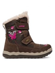 Primigi Śniegowce GORE-TEX 2380711 S Brązowy. Brązowe śniegowce dziewczęce Primigi, z gore-texu, bez zapięcia. Za 419.99 zł.